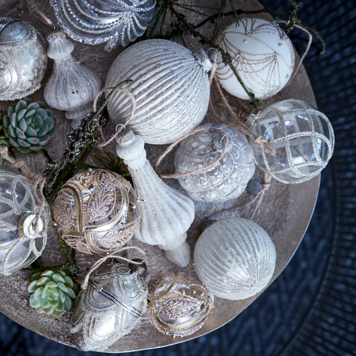 Boule De Noël Jalia Ø8 Cm 2 Boule De Noël Jalia Ø8 Cm – Image 2