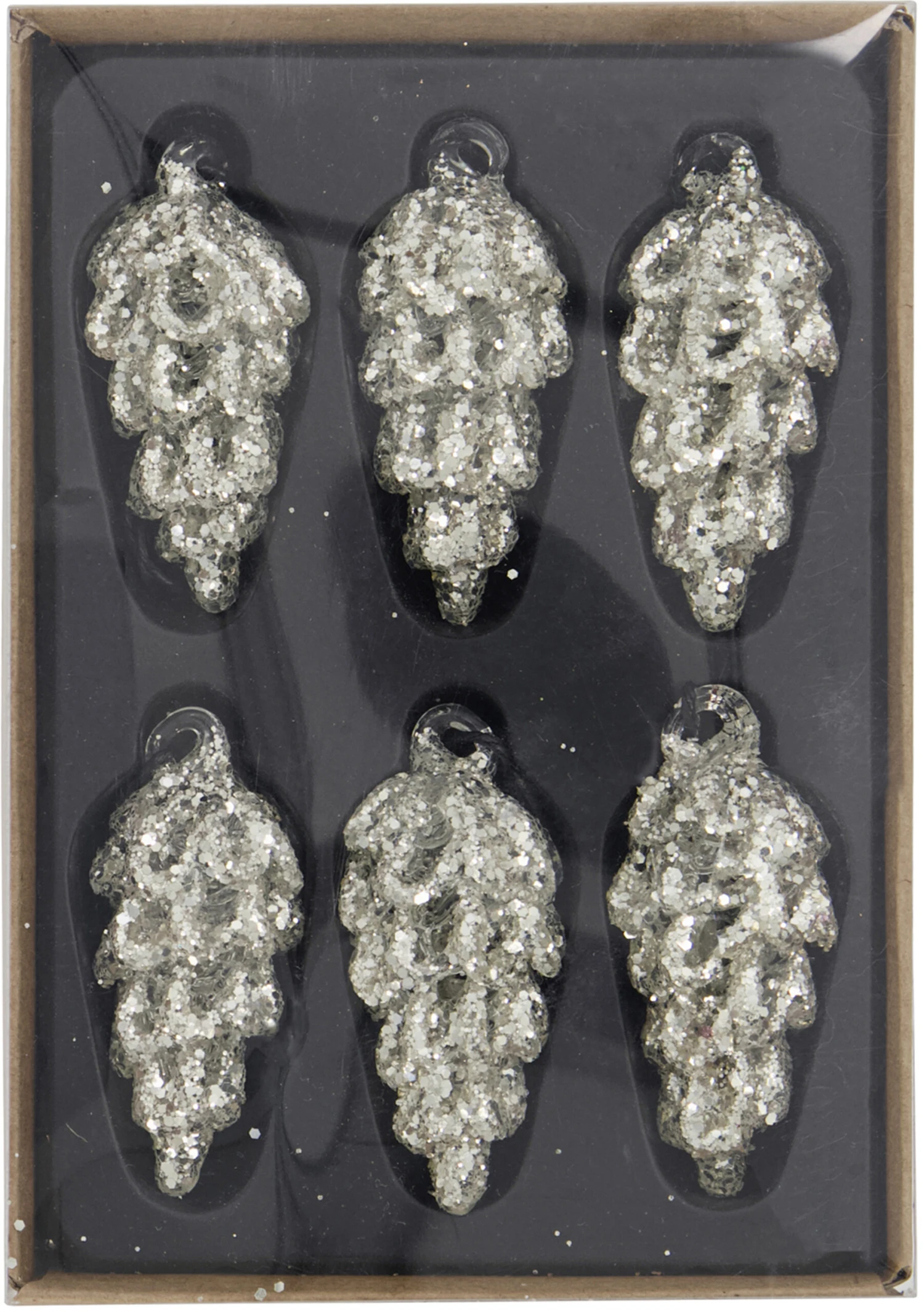 House Doctor Décoration De Noël Cone 5,5 Cm Lot De 6 2 House Doctor Décoration De Noël Cone 5,5 Cm Lot De 6 – Image 2