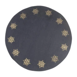 Tapis De Sapin De Noël étoile De Neige Ø110 Cm