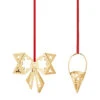 Georg Jensen Décoration De Noël 2022 Bow & Cone 2 Pièces