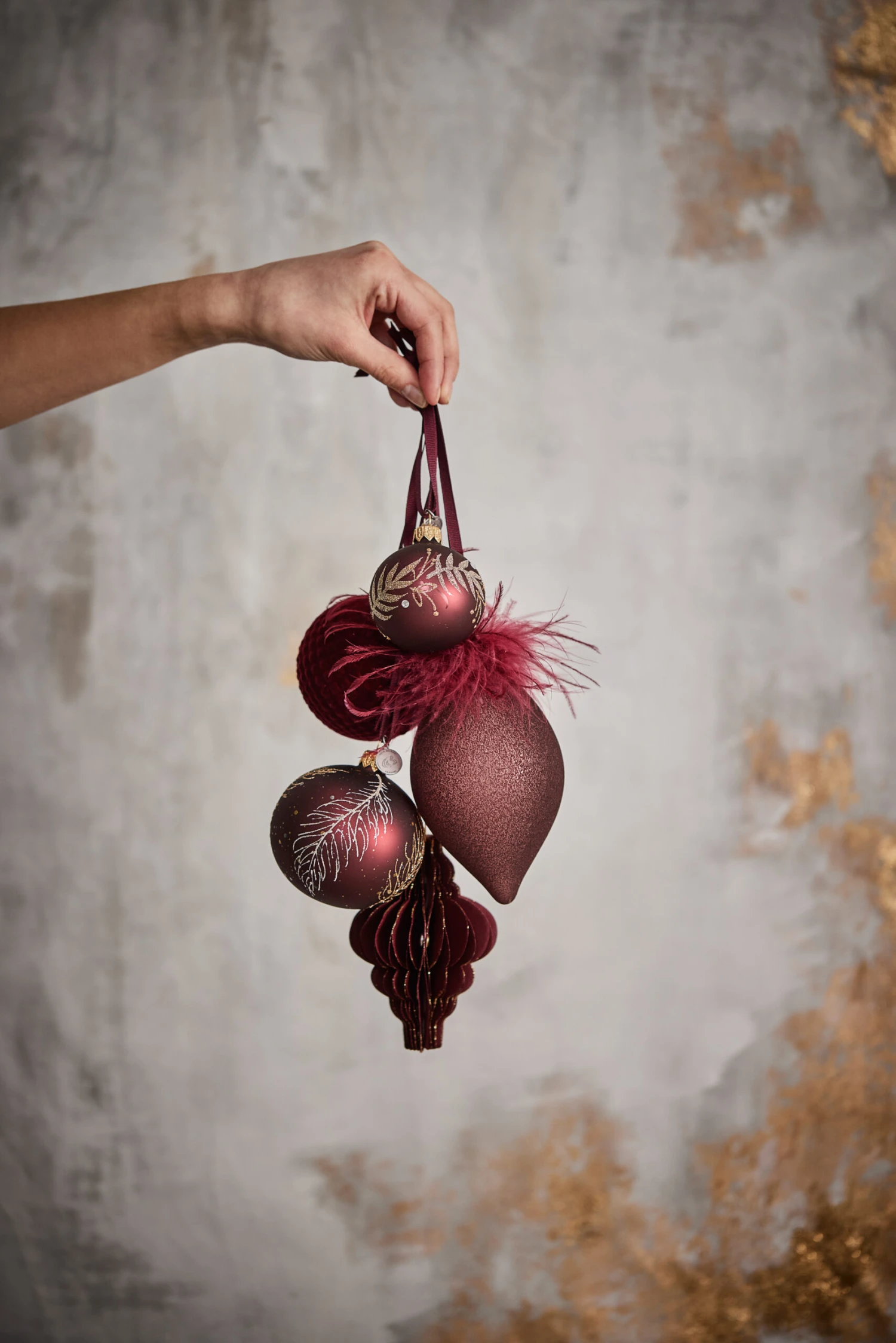 Boule De Noël Velvitie Ø8 Cm 2 Boule De Noël Velvitie Ø8 Cm – Image 2