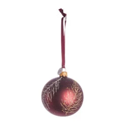Boule De Noël Plume Cadelia Ø8 Cm