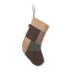 Ferm LIVING Chaussette De Noël En Patchwork